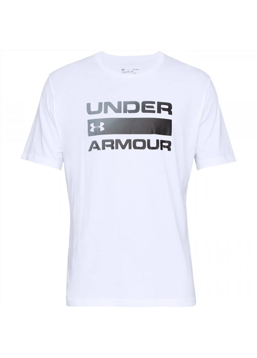 Белая футболка мужская team issue wordmark ss (1329582-100) Under Armour