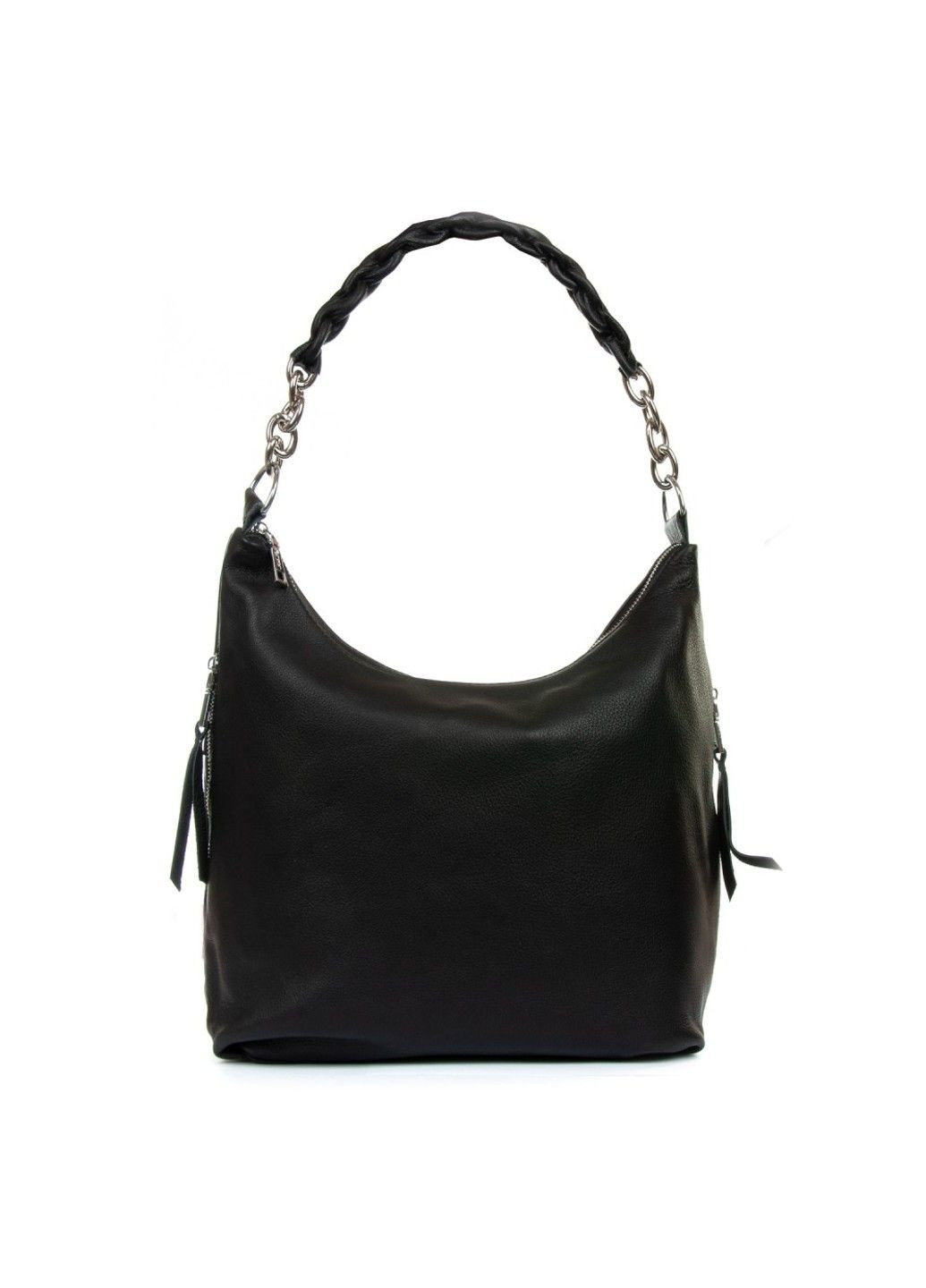 Женская кожаная сумка классическая 8087-9 black Alex Rai (302370549)