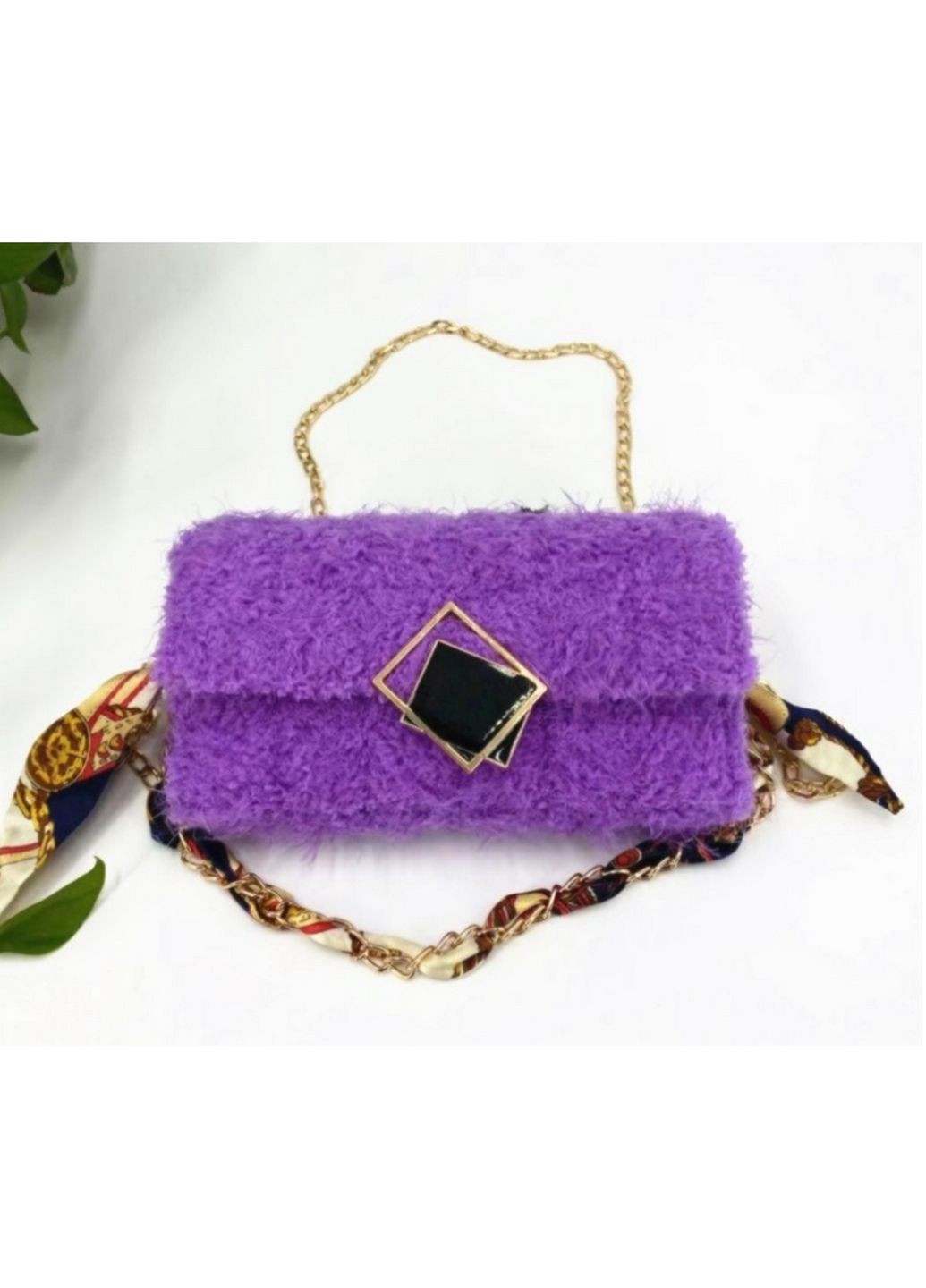 Канва с фурнитурой и нитками набор для создания сумки своими руками фиолетовый No Brand 5305 (285766530)