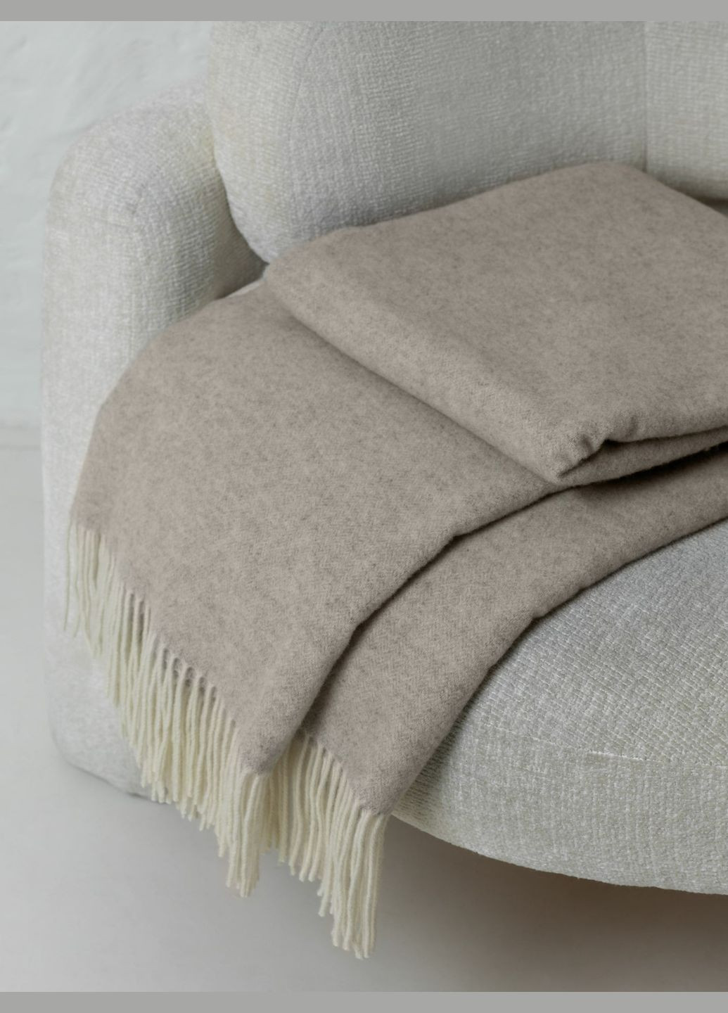 Кашемировый плед Merino (бежевый) Leglo (300370732)