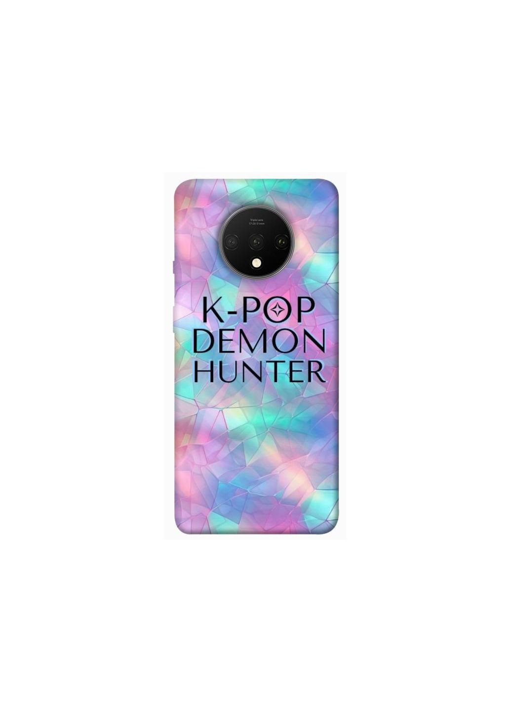 Чехол на OnePlus 7T K-Pop Demon Hunters Logo Frontalka (354654165)