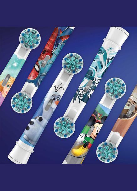 Насадки для електричної зубної щітки BRAUN Kids Людина-павук, 2 шт Oral-B (337337461)