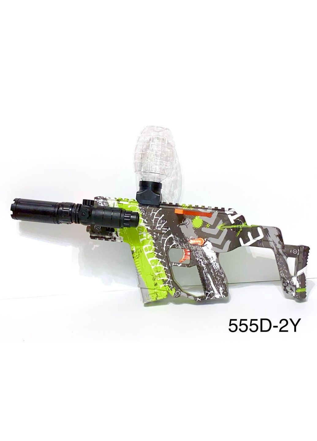 Дитячий автомат 555D-2Y кулі орбіз (Night Light) Huada Toys (301085503)