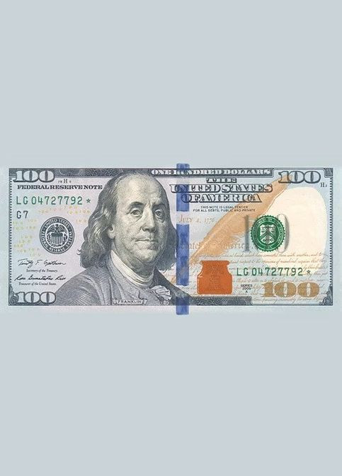 Конверт для денег без текста "100$" (Т1215у) No Brand (307167328)