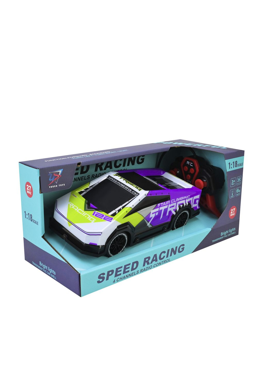 Машинка на радіокеруванні колір різнокольоровий CB-00278940 No Brand (333427460)