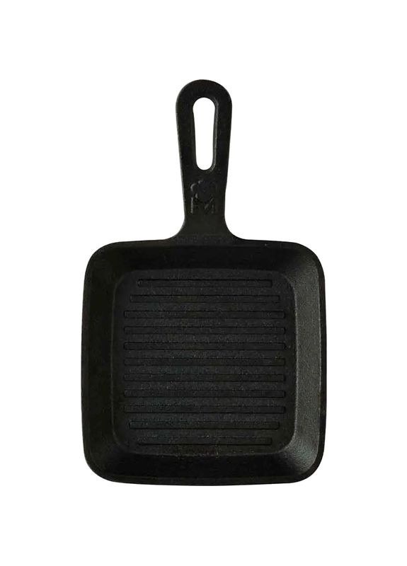 Сковорода порційна Foodies Cook & share 13,7x13,7 см із підставкою Black (BGMP-3808-4) Masterpro (353835215)