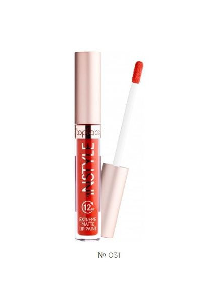 Помада для губ матовая жидкая Instyle Matte РТ206, тон 21 Бежево-розовый TopFace (326497583)