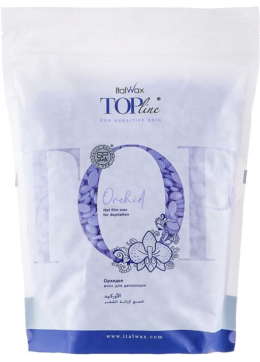 Воск для депиляции пленочный в гранулах "Орхидея" Top Line Orchid 750g (911189-25433) ItalWax (365800112)