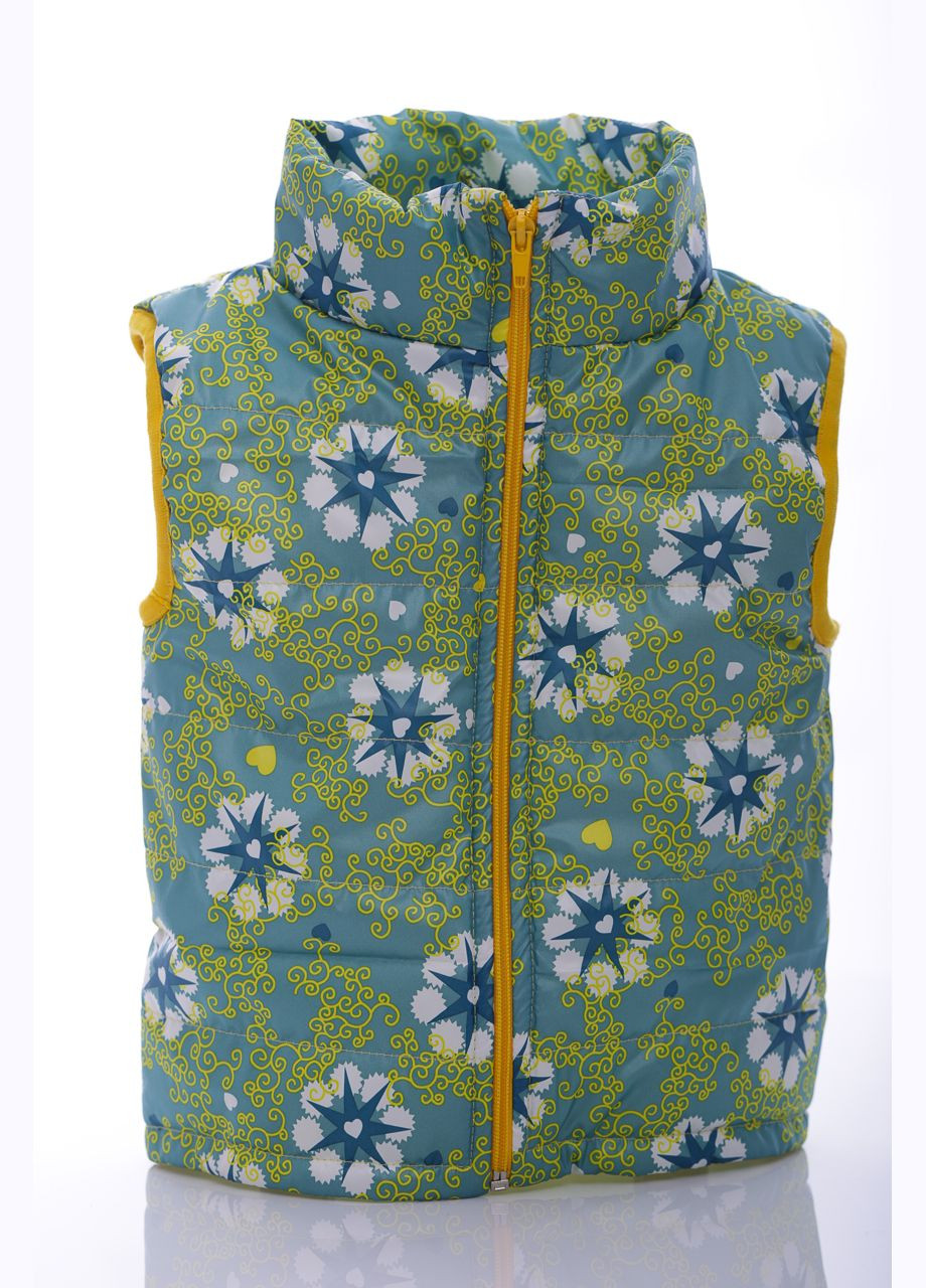 Жилетка для дівчинки на флісі в зелену зірку 92 см (43238) BABYKROHA (297200697)