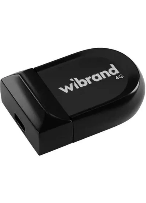 USB флеш накопичувач (WI2.0/SC4M3B) Wibrand 4GB Scorpio Black USB 2.0 (300801352)