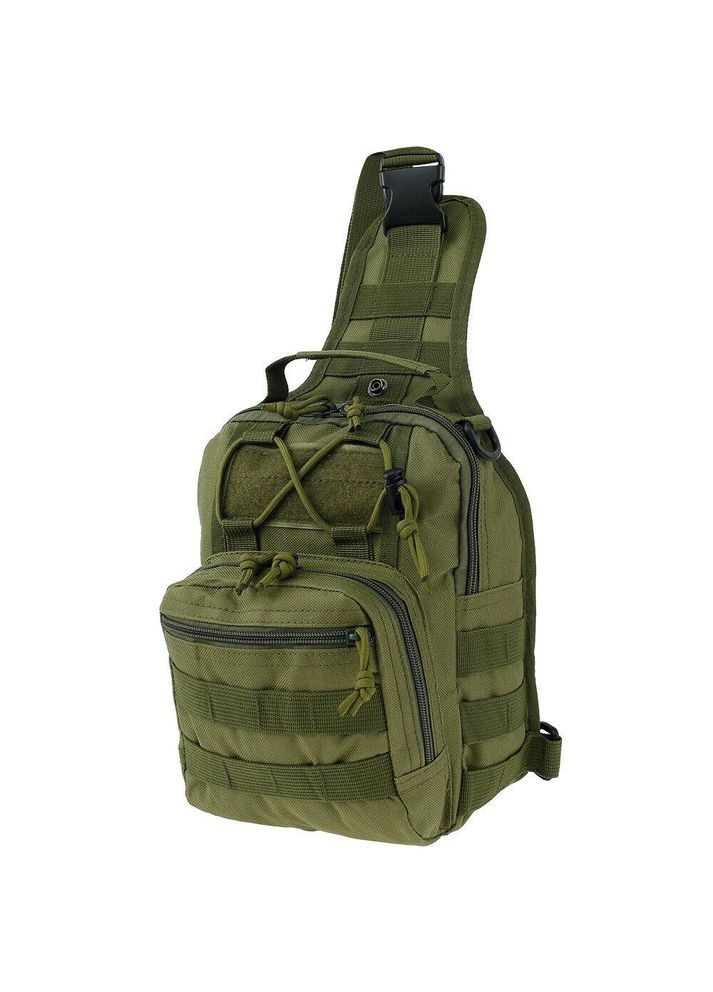 Тактическая нагрудная сумка Sling однолямочная через плечо Army Green Primo (262296068)