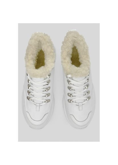 Білі зимовий кросівки (черевики) зимові натуральна шкіра/овчина р. (17632) Vm-Villomi