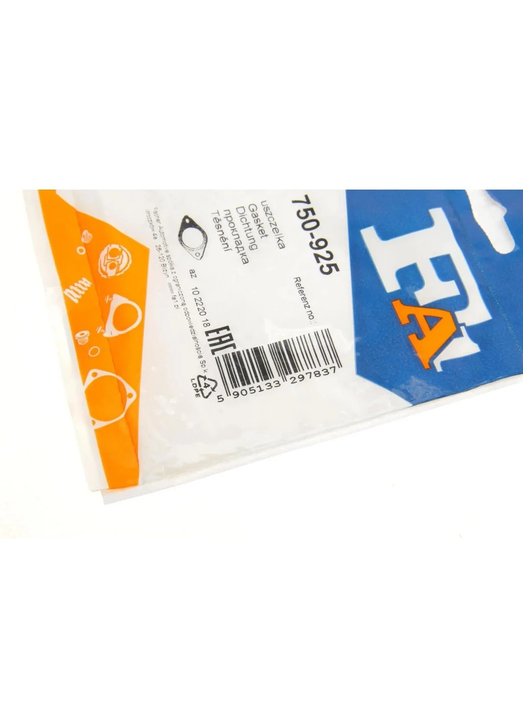 Прокладка труби вихлопної FA1 750-925 No Brand (345758396)
