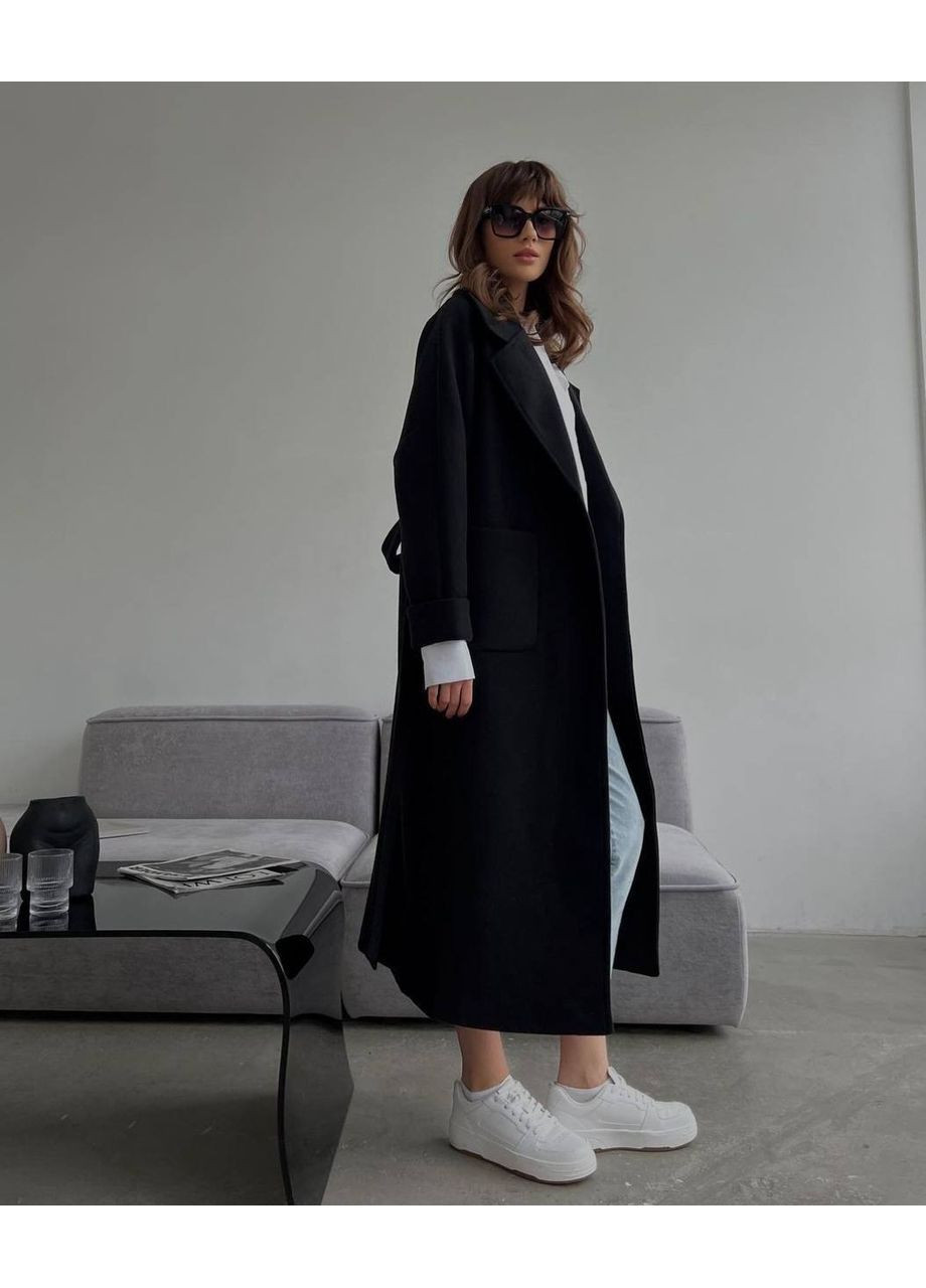 Черное демисезонное Женское пальто Asi.Store.ua