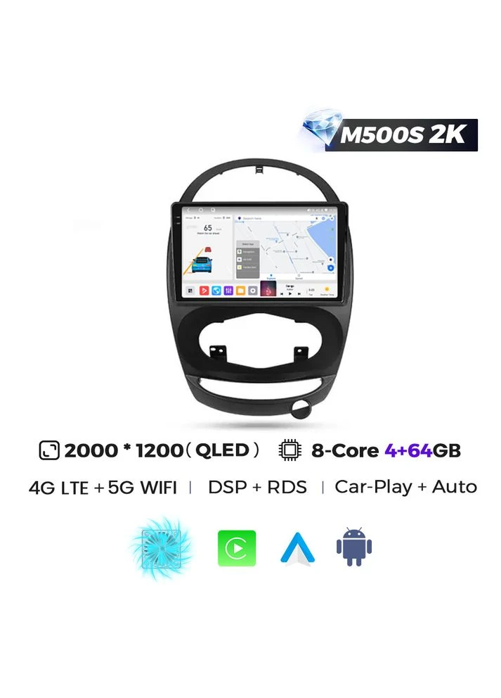 Штатна магнітола MS 2k Chery Riich (2009-2016) MS 2k 4Gb+64Gb CarPlay QleD Mekede (384259138)