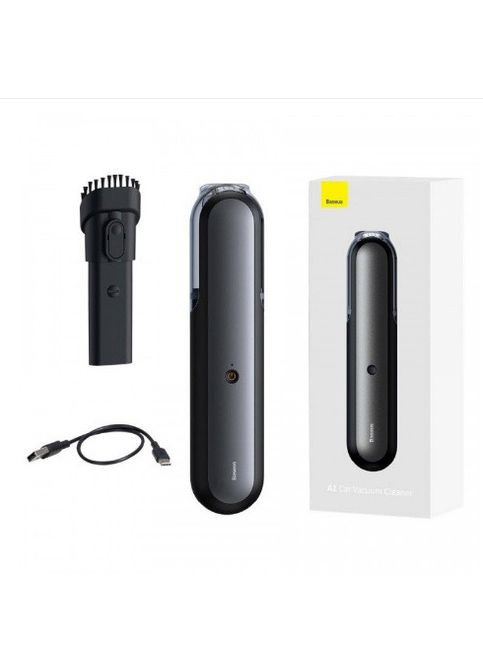 Автомобильный аккумуляторный портативный пылесос A1 Car Vacuum Cleaner Dark Space Черный (VCAQ010001) Baseus (335834780)