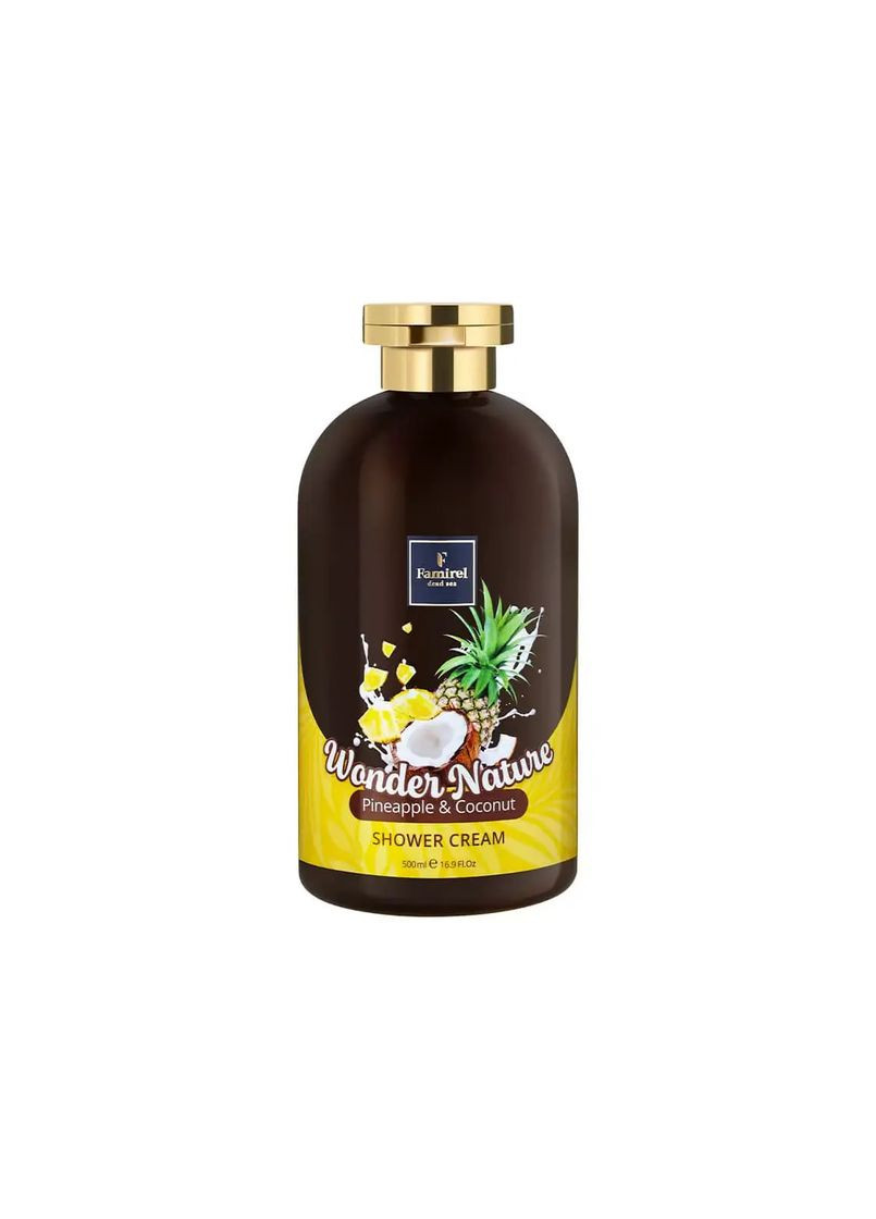 Крем - гель для душу Wonder Nature Pineapple & Coconut Ананас і Кокос, 0.5 л (7290114086813) Famirel (356452965)