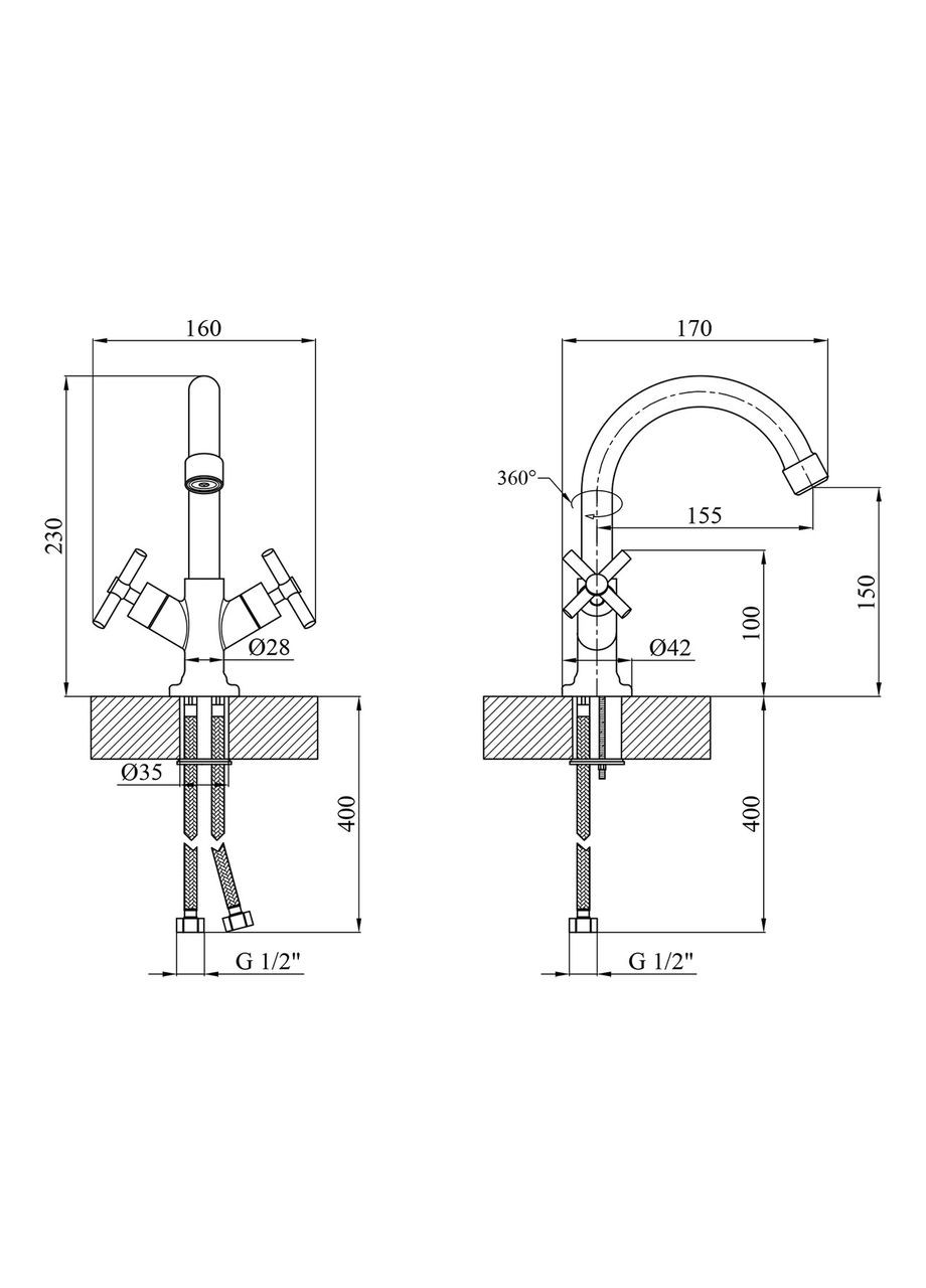 Змішувач Kroner (368580364)