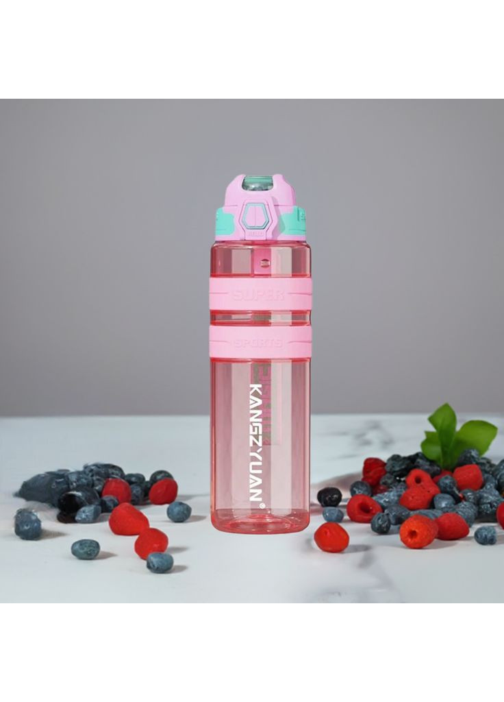 Легка пляшка тританова для води 2000 мл. Чорна TKK (314709870)