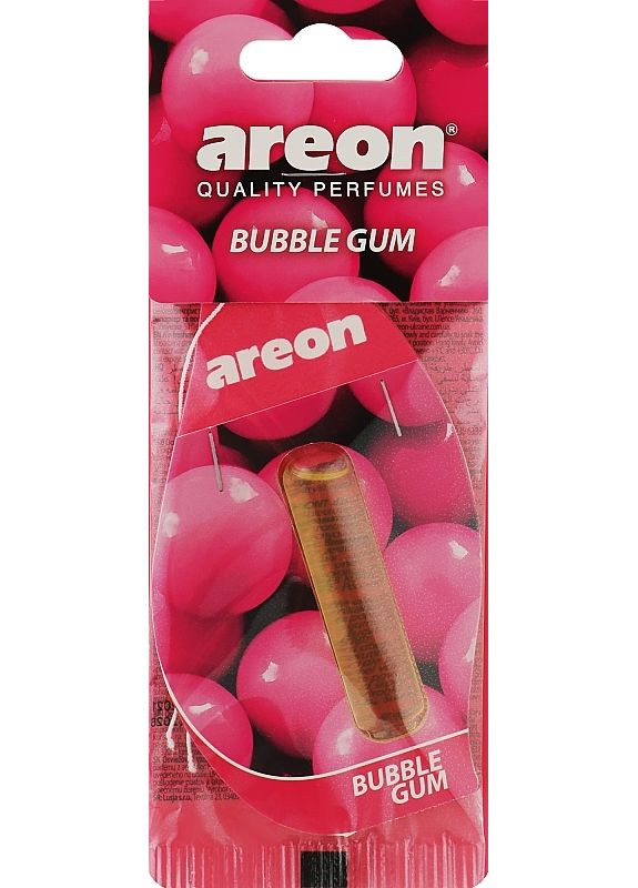 Ароматизатор для автомобіля, капсула "Жуйка" Mon Liquid Bubble Gum 5ml (2-910365) Areon (369795226)