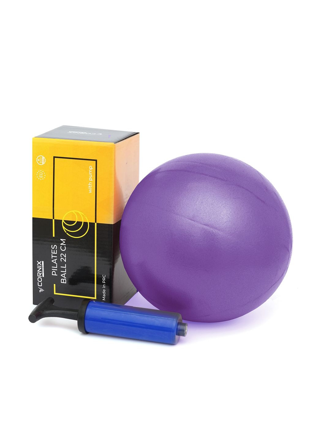 М'яч для пілатесу, йоги, реабілітації MiniGYMball 22 см XR0225 Purple Cornix xr-0225 (275334074)