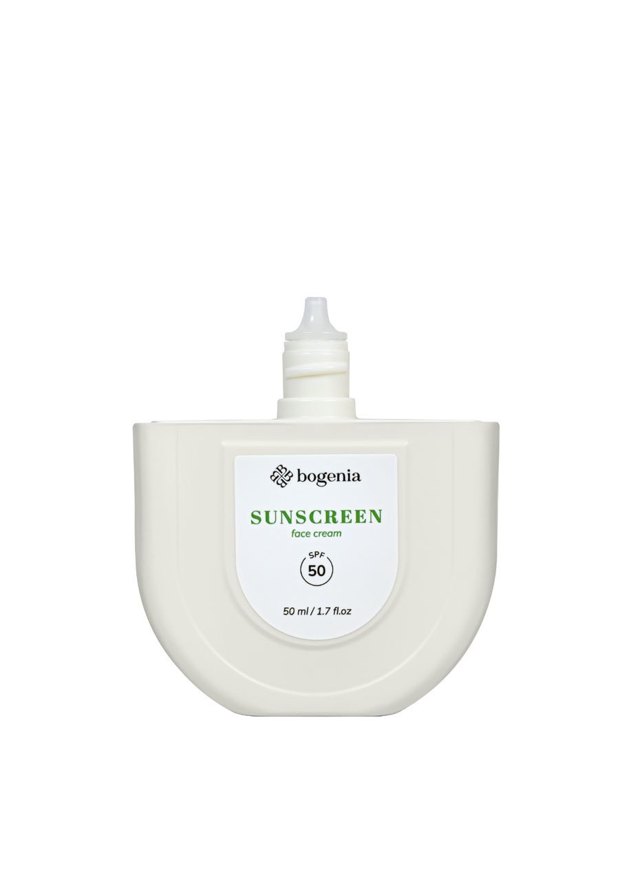 Bogenia Сонцезахисний крем для обличчя з SPF50+ Sunscreeen Face Cream, 50 мл — Крем, Туреччина (333331699)