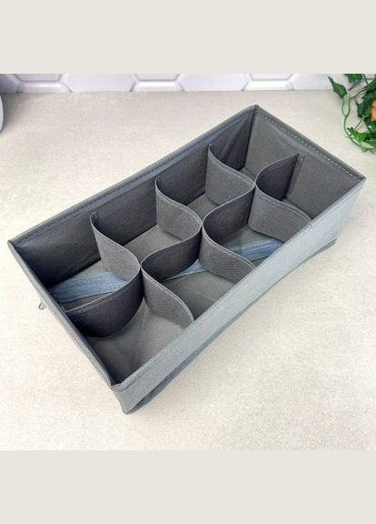 Коробка-органайзер для зберігання білизни 8 відділень 32*16*10см Home (315698620)