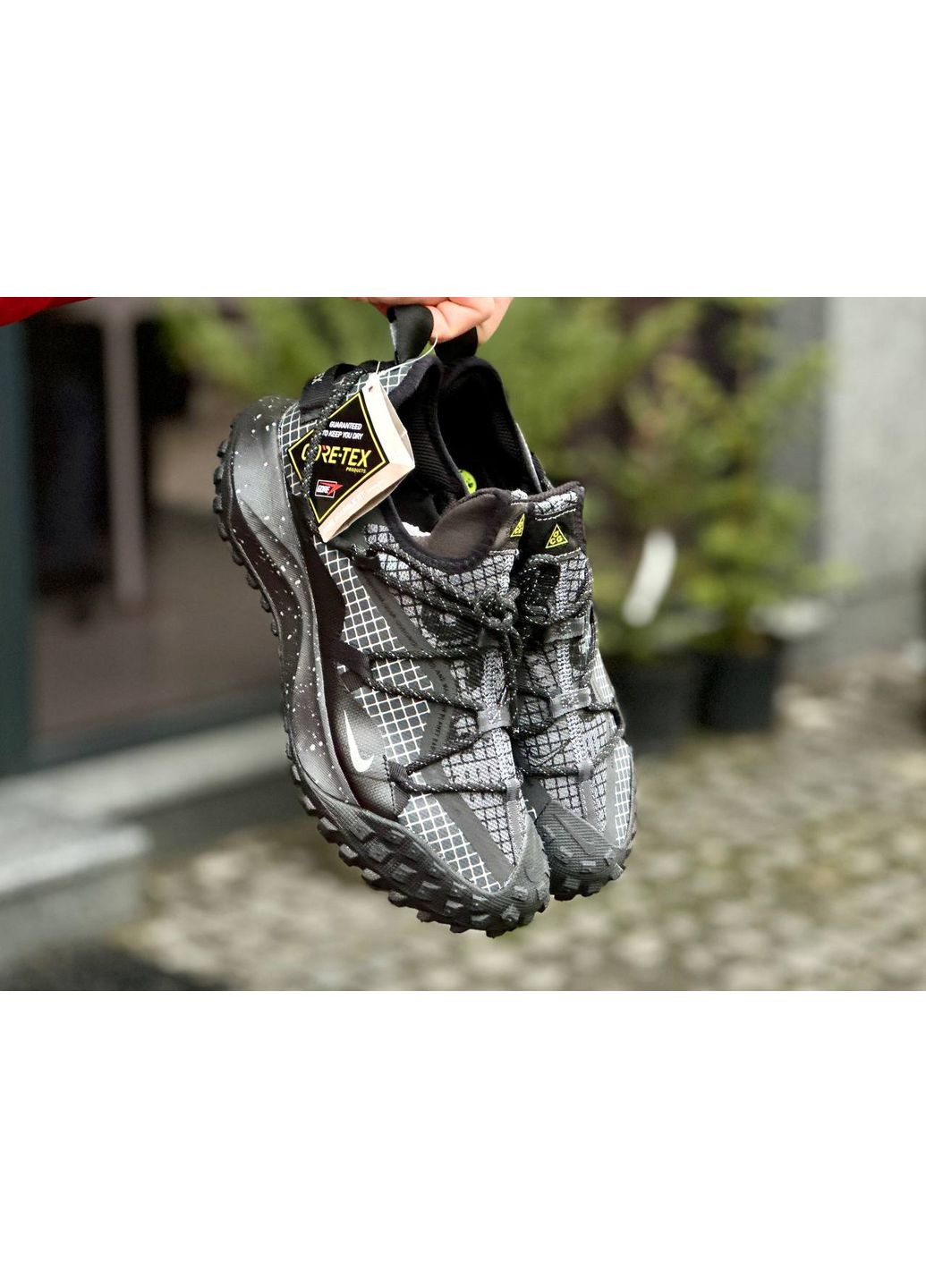 Чорні Осінні кросівки чоловічі nike acg mounth low gore-tex black найк асж маунс No Brand