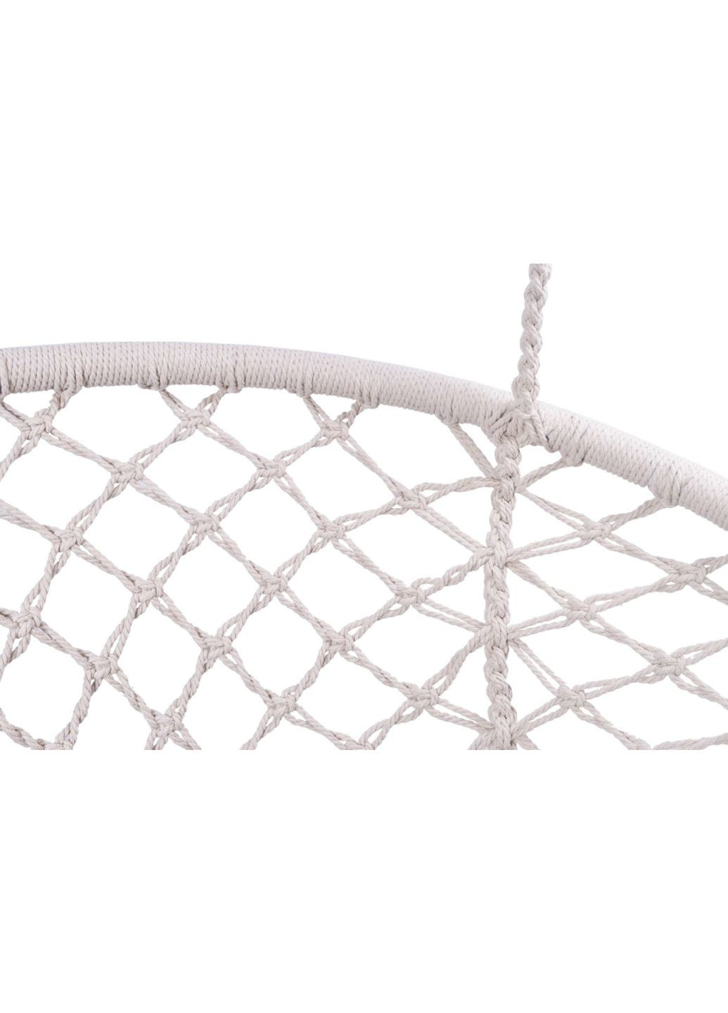 Гойдалка гніздо зі спинкою 80 см плетена Cream (5902340315866) togo (316391113)