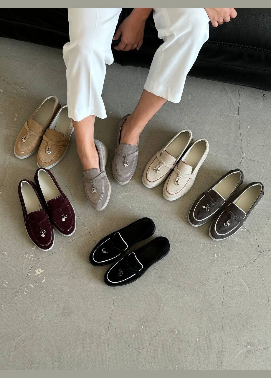 Dino Vittorio Туфли серо-коричневый з натуральная замша, украина — демисезон (300512841)