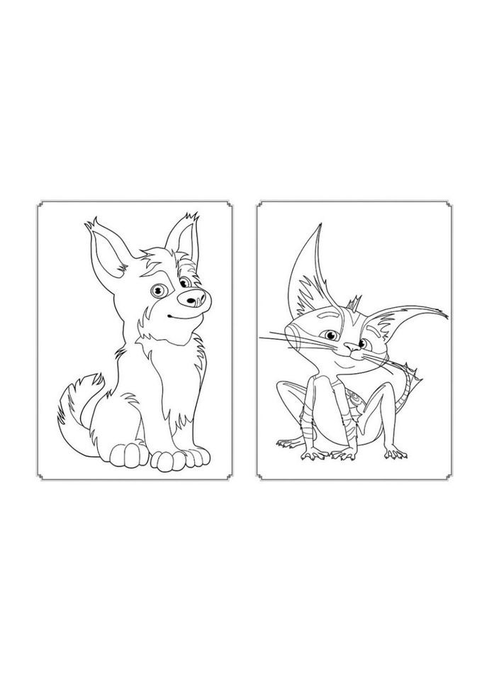 Раскраска Магия цвета. Вселенная Мавки Утро 1807001 с наклейками No Brand (339778445)