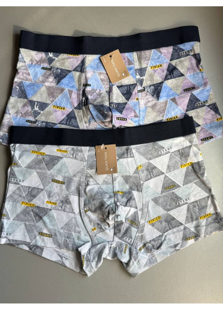 2 шт боксерки мужские с принтом Quan Tian (355337265)