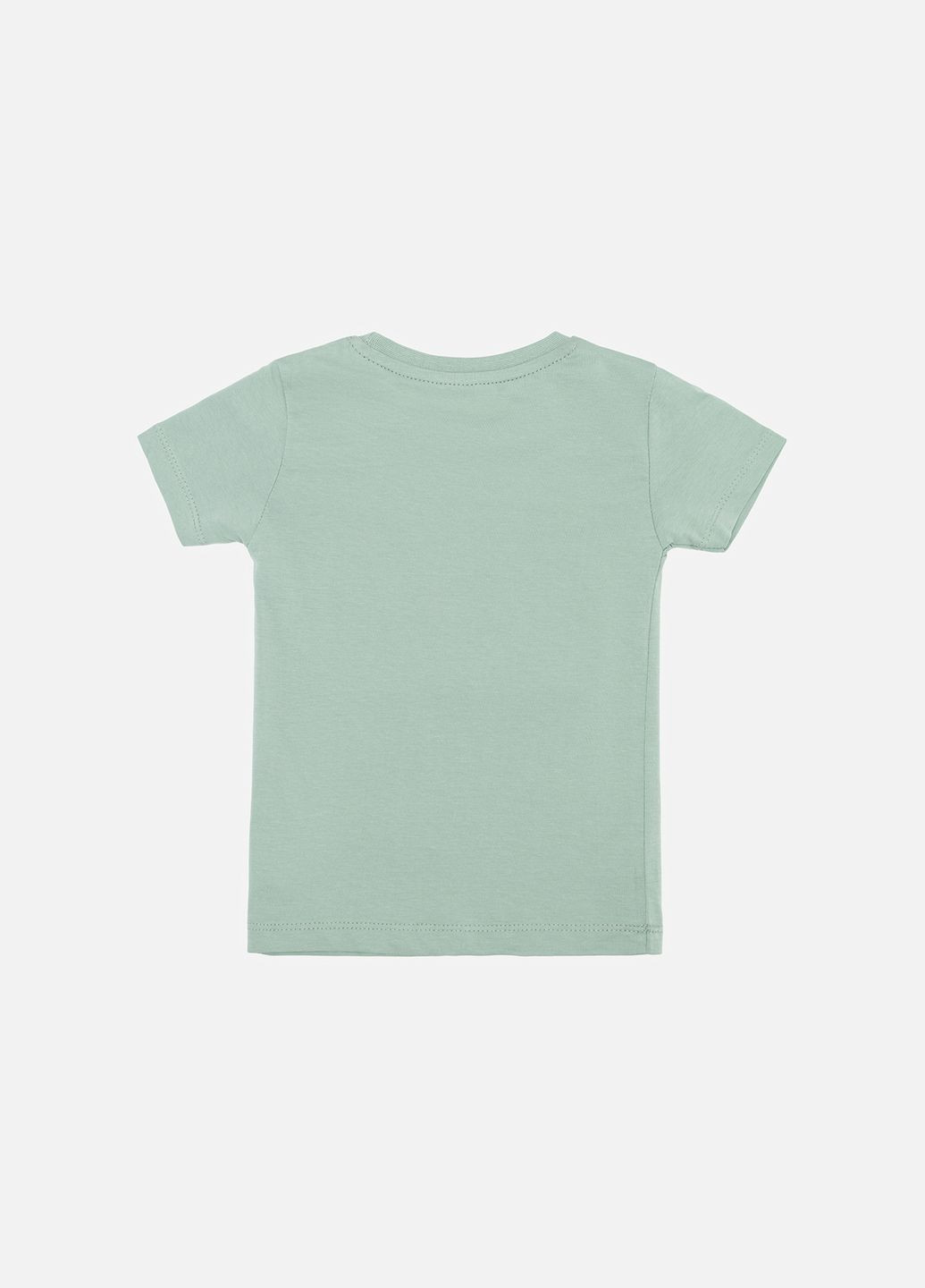 Оливкова літня футболка з коротким рукавом для хлопчика колір оливковий цб-00244154 Ifba