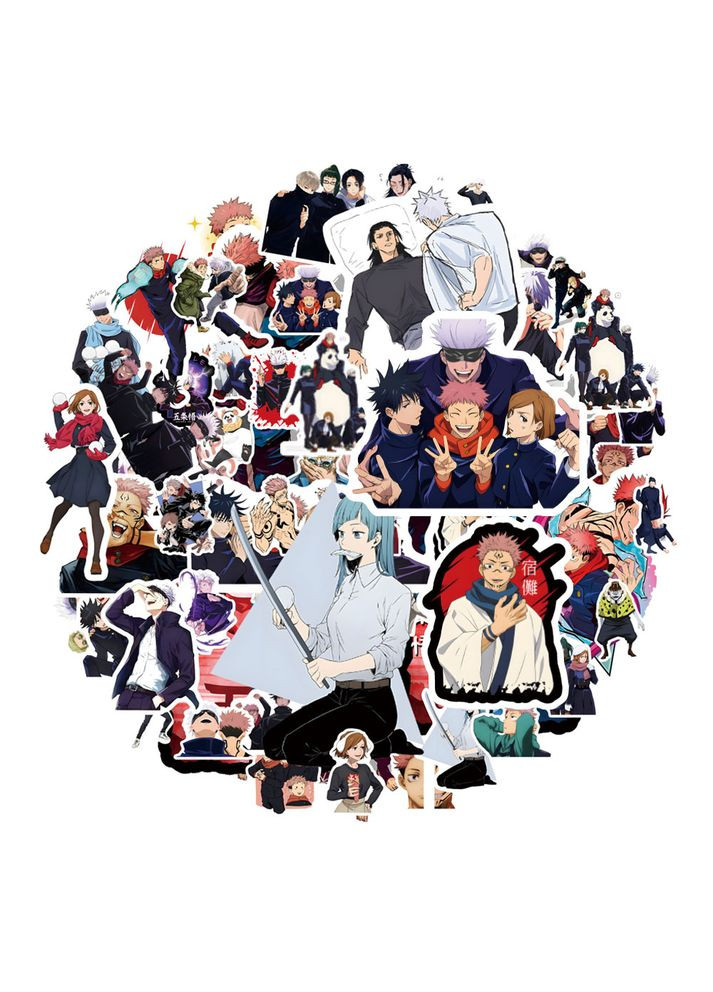 Стикеры Токийский Гуль Tokyo Ghoul манга аниме стикерпак наклейки набор наклейок 50 шт Shantou (332996873)