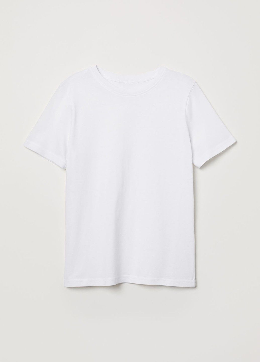 Біла літня футболка з мікро-дефектом H&M