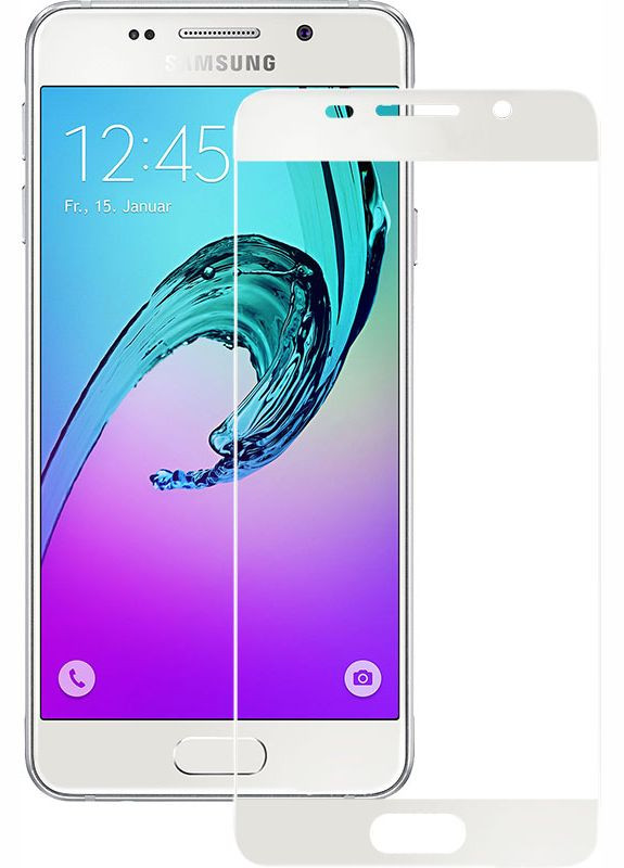 Защитное стекло 2.5D Full Cover Tempered Glass Samsung Galaxy A3 2016 White Toto (298992962)