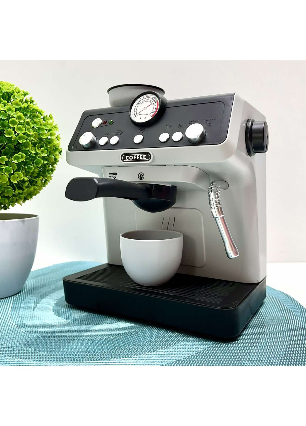 Кофеварка игрушечная интерактивная с водой звуком и светом (HJ623) No Brand (352475255)