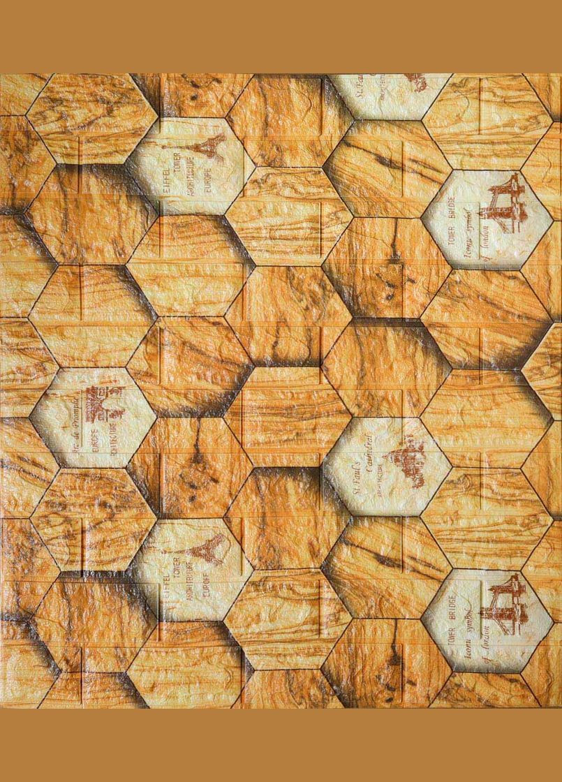 Самоклеюча декоративна 3D панель соти 700x770x5 мм Loft Expert (298473255)