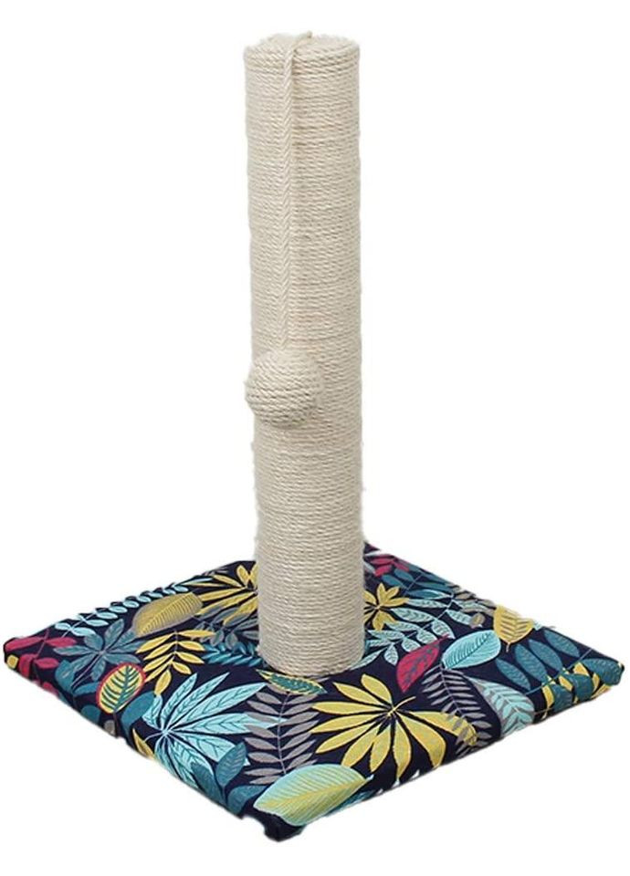 Кігтеточка стовпчик на підставці 30*30*42 см Colour Leaves (8023222225206) Croci (315332825)