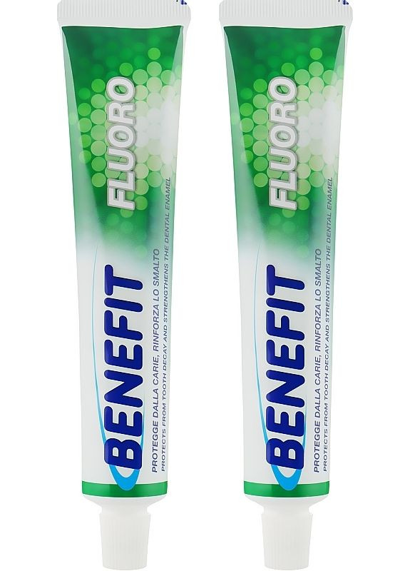 Зубная паста-дуэт с фтором Mil Benefit 2x75ml (2-943410) MilMil (369795913)