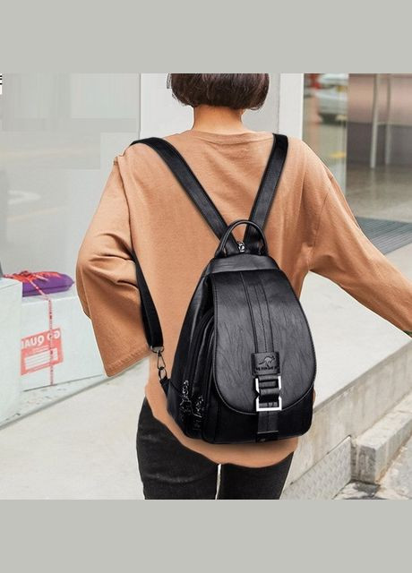 Женский рюкзак бананка Черный No Brand (301083244)