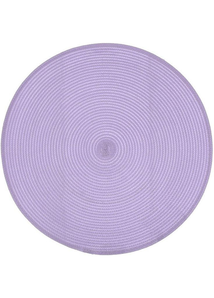 Набір килимків сервіровок Casual 4 шт лавандові плеймати для столу Ø38 см підставки для тарілок BonaDi (368989679)