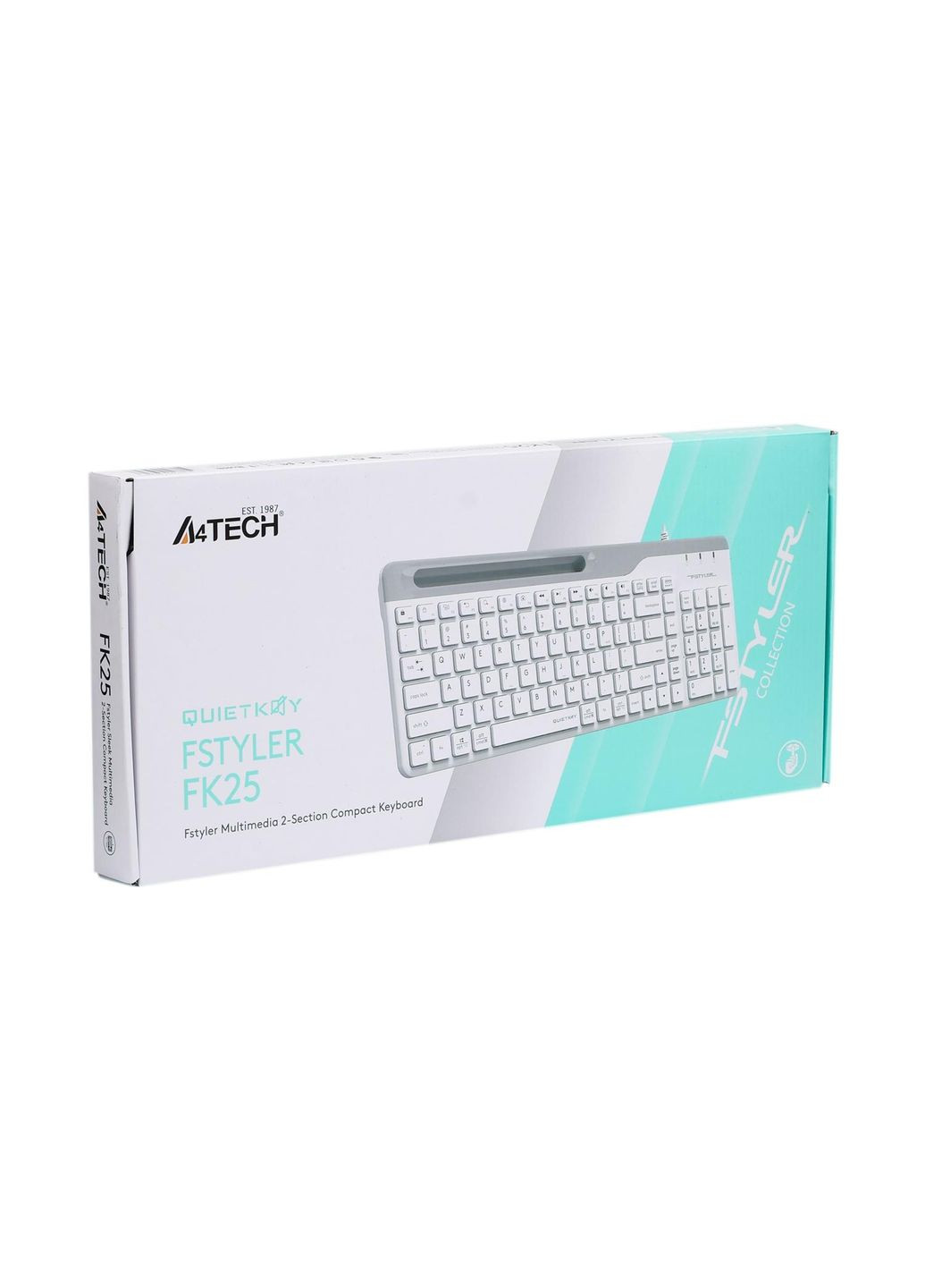 Клавіатура Fstyler Ukr FK25 White A4Tech (336959952)