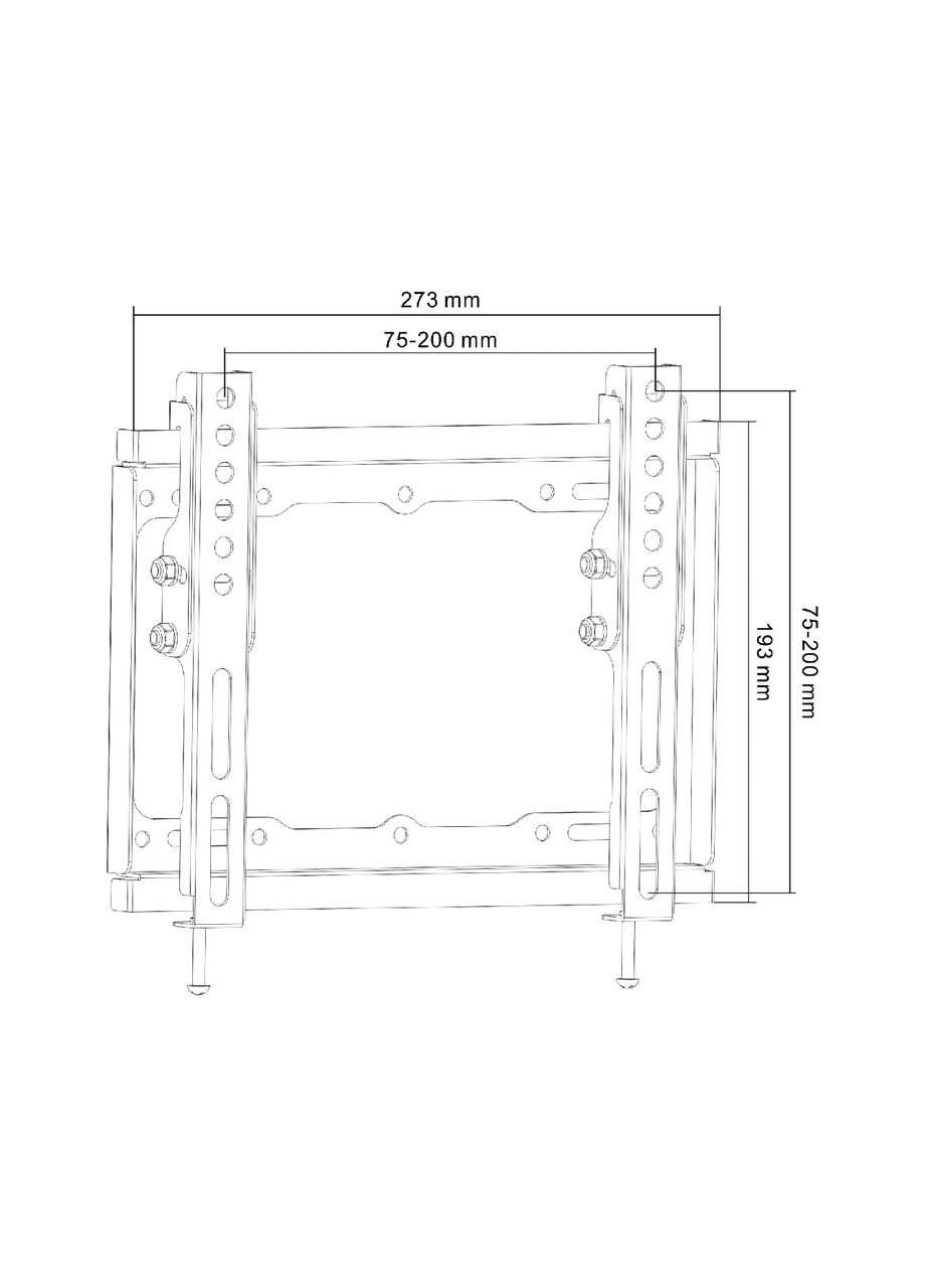 Кріплення для телевізора 23"-43" UCH0201 Cabletech (356505604)