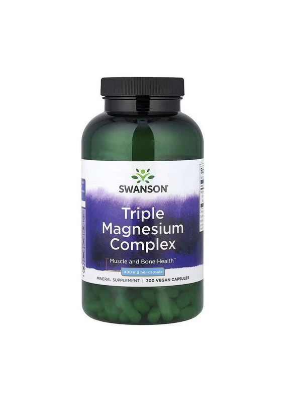 Triple Magnesium Complex 400 mg (300 капсул) Swanson (395937166)