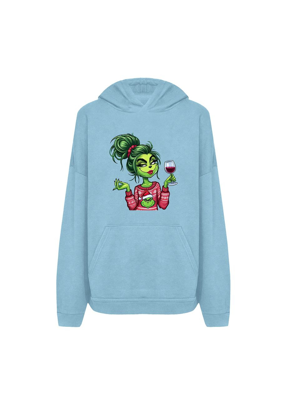 Новорічне худі з принтом "Красуюсь і бісю". The Grinch (10092554353) ТiШОТКА (368569830)