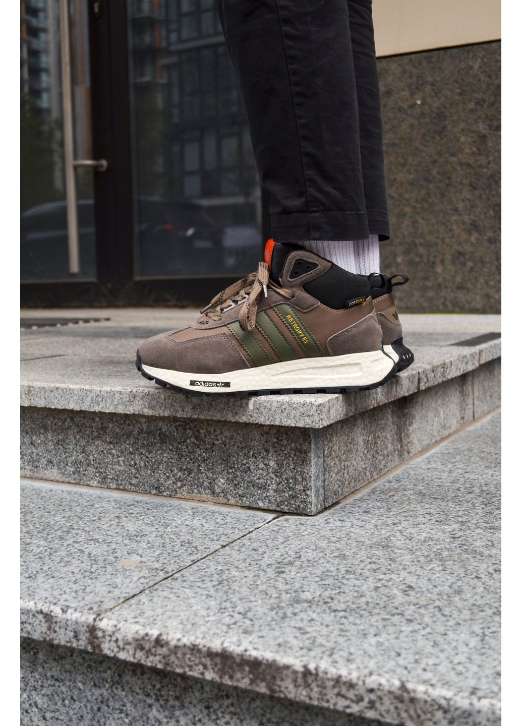 Сірі Осінні кросівки чоловічі adidas retropy e5 grey адідас ретропи е5 No Brand