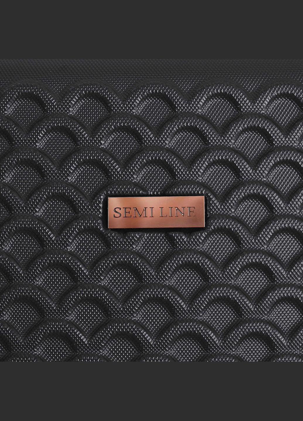 Валіза середня 24" (M) ABS-Plastic Black (T5718-2) Semi Line (333650604)