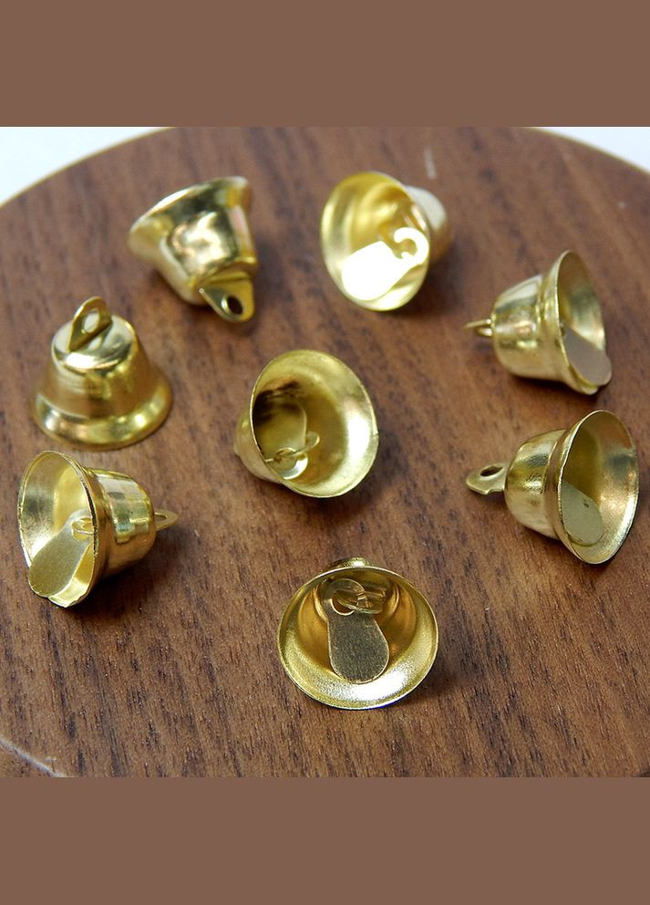 Дзвіночок декоративний, 12 мм, золото No Brand (340486607)