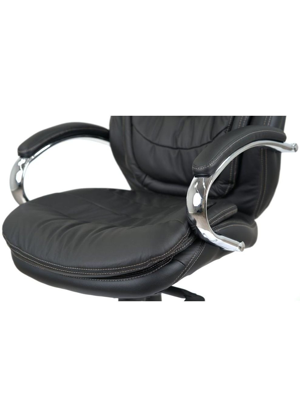 Крісло Валенсія Soft CH MB Чорний (Шкіра LC-A) Аклас (360546178)